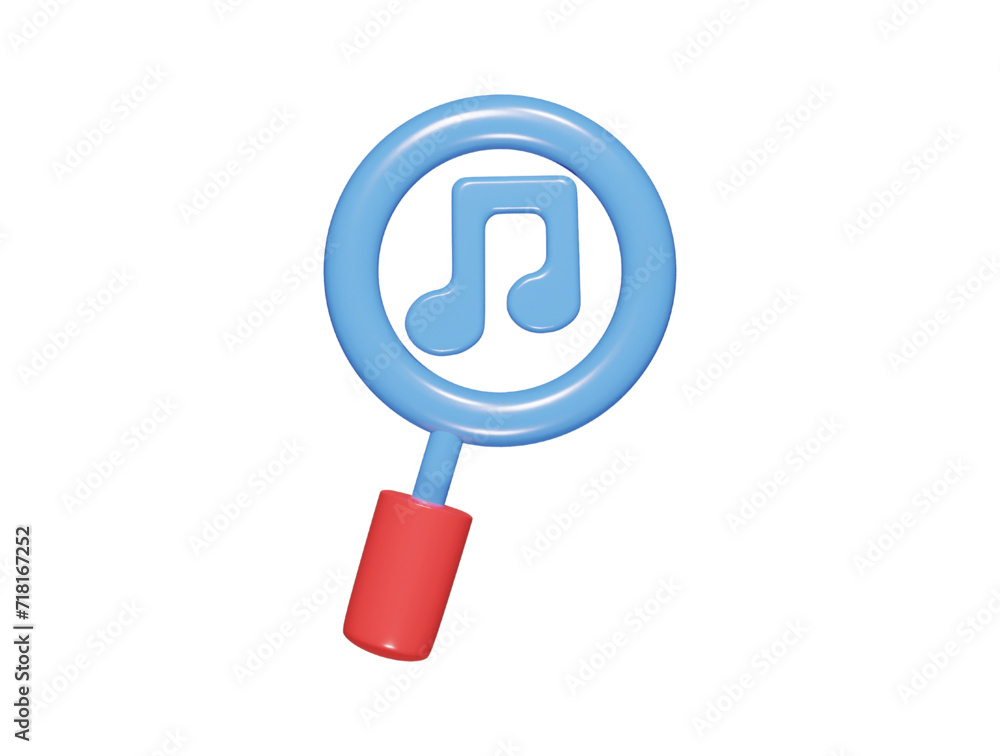 Search icon 3d render illustration Search icon 3d render illustration