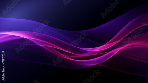 Wallpaper Mural A dark background that is abstract and features purple lines Torontodigital.ca