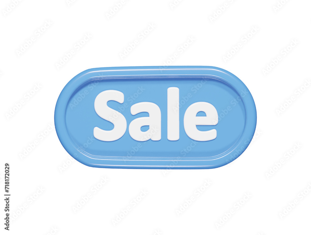 Sale icon 3d render illustration Sale icon 3d render illustration