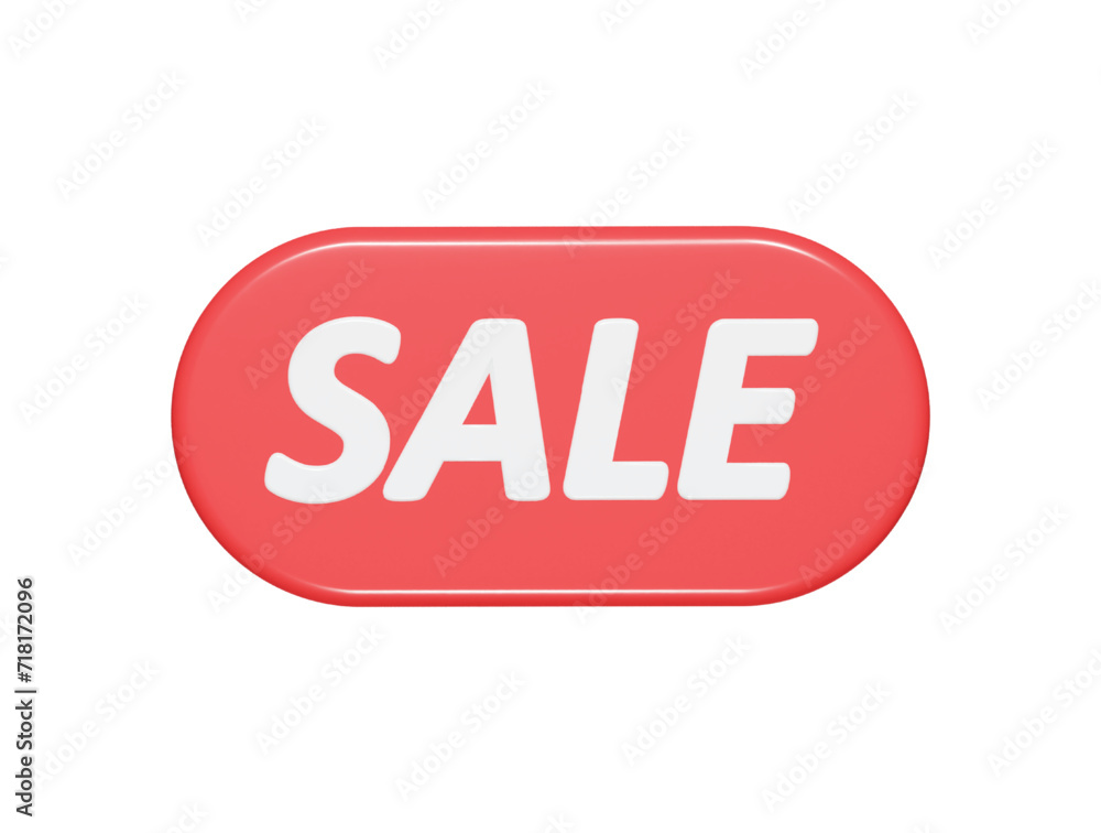 Sale icon 3d render illustration Sale icon 3d render illustration
