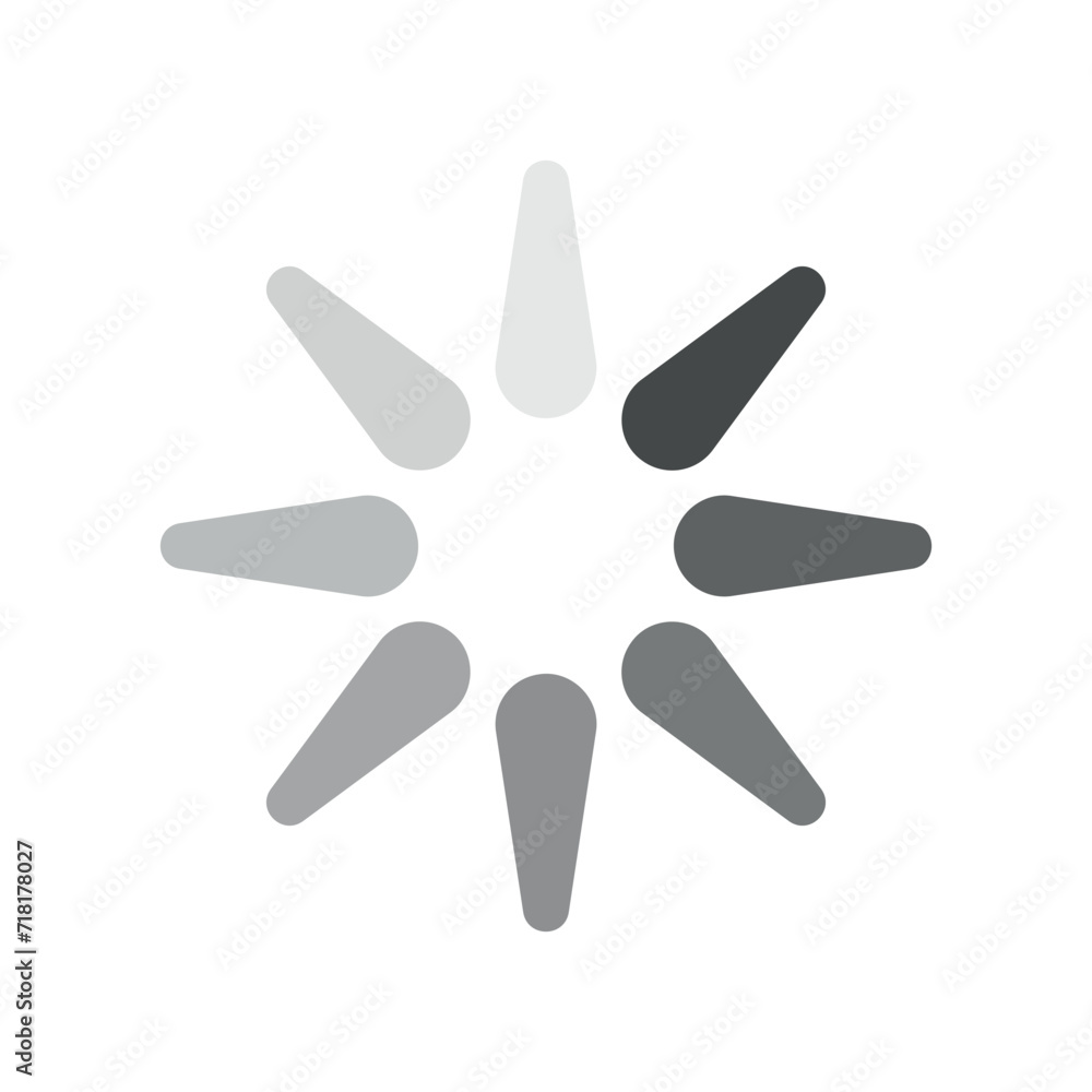 Loading icon isolated on a white background. Loading icon isolated on a white background.