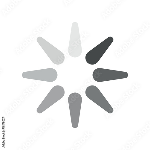 Loading icon isolated on a white background.