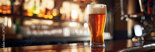 IPA Beer on a bar