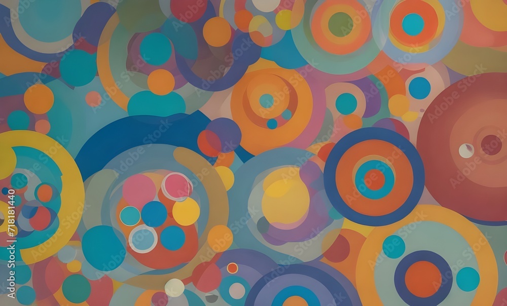 abstract background with circles abstract background with circles