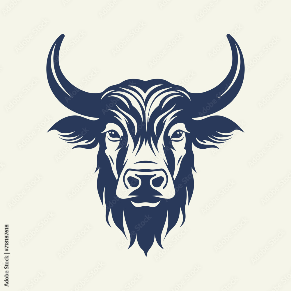 Buffallo logo design vector template Buffallo logo design vector template