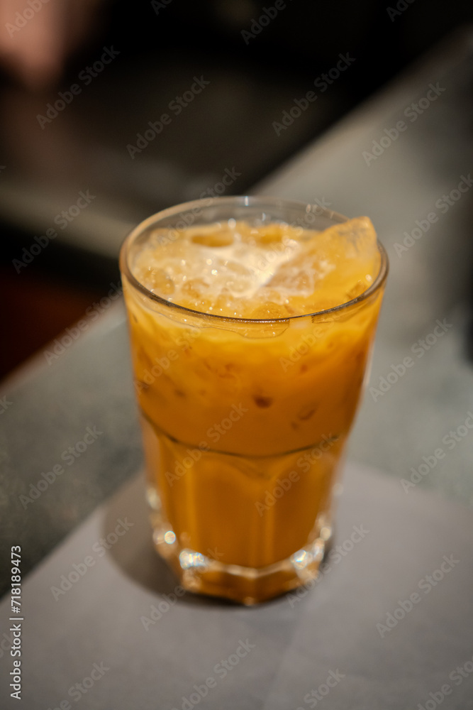 Ice Thai Tea, Milk tea Ice Thai Tea, Milk tea