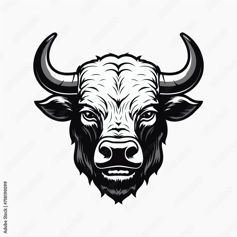 Buffallo logo design vector template Buffallo logo design vector template