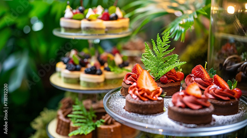 Elegant desserts of very high quality, decorated with flowers, unusual presentation, and works of culinary art, for weddings and children's parties. © A LOT ABOUT EVERYTHI