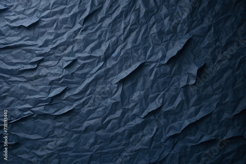 crumpled blue paper texture