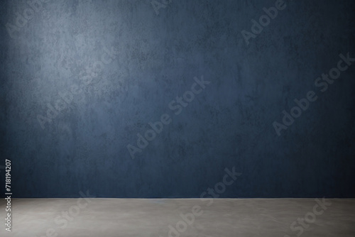 navy blue plaster wall background