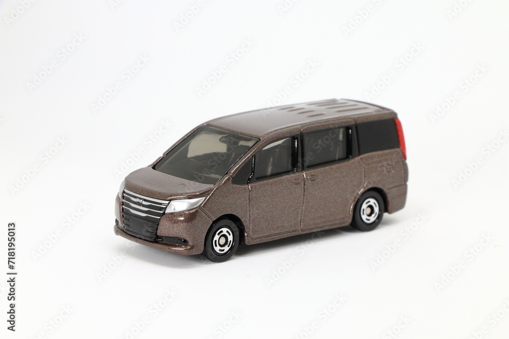 MPV 7 seated, toy car isolated on white, die cast car, toy car, white background MPV 7 seated, toy car isolated on white, die cast car, toy car, white background