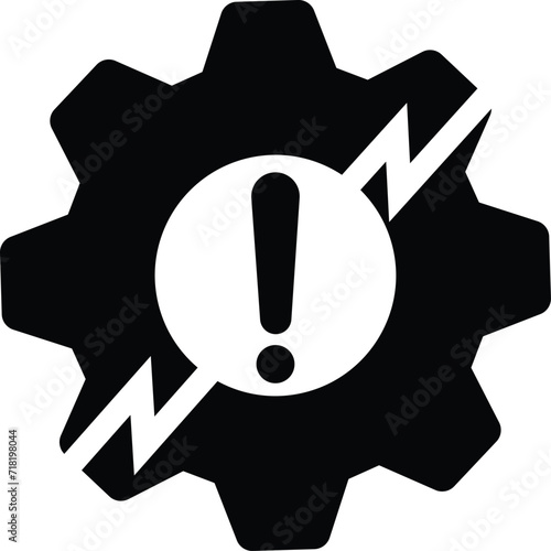 losses from defective product icon vector sign