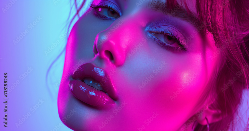 portrait of a woman with a makeup portrait of a woman with a makeup