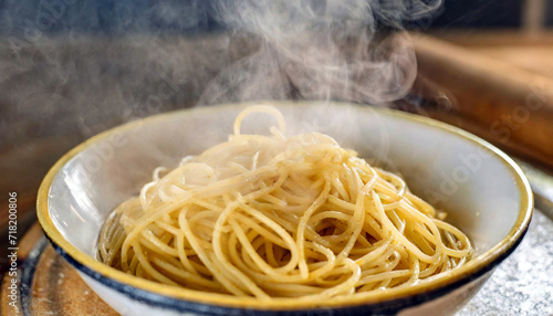 Spaghetti Bowl Close-up Shot