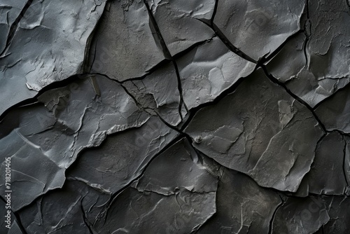 Wallpaper Mural Black white rock texture. Gray stone background with copy space for design. Torontodigital.ca