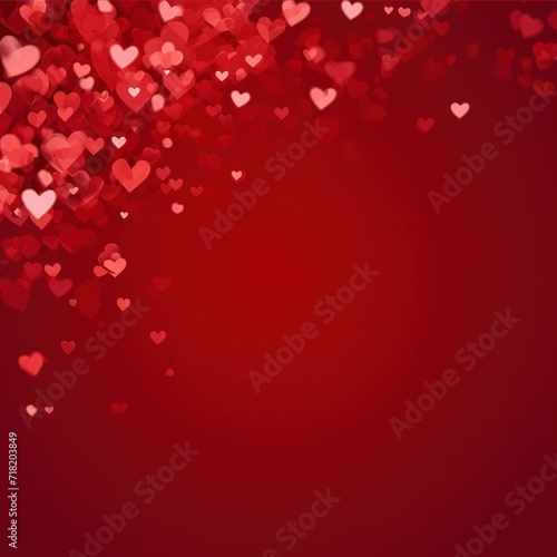 VALENTINE'S DAY BACKGROUND, BLANK PAPER, HEARTS, CLEAN BOX BACKGROUND, HEART BALLOONS