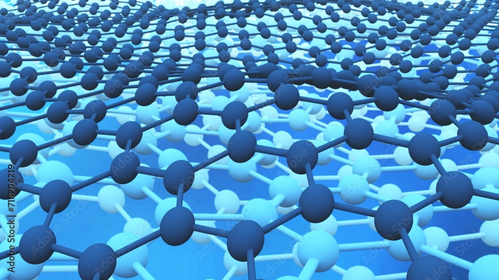 Fototapeta premium carbon nanotubes, nanotechnologies, 3D rendering