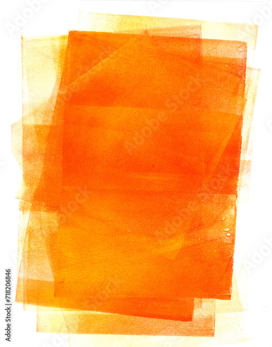 Hintergrund geschichtete Farbschichten Farbspuren in Orange photo