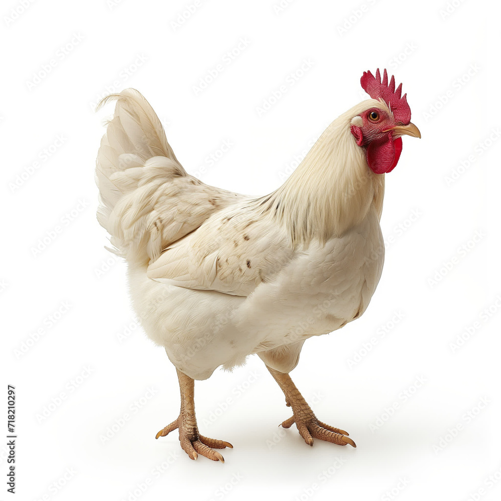 Fototapeta premium chicken on a white background