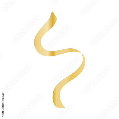 Decorative Gold ribbons