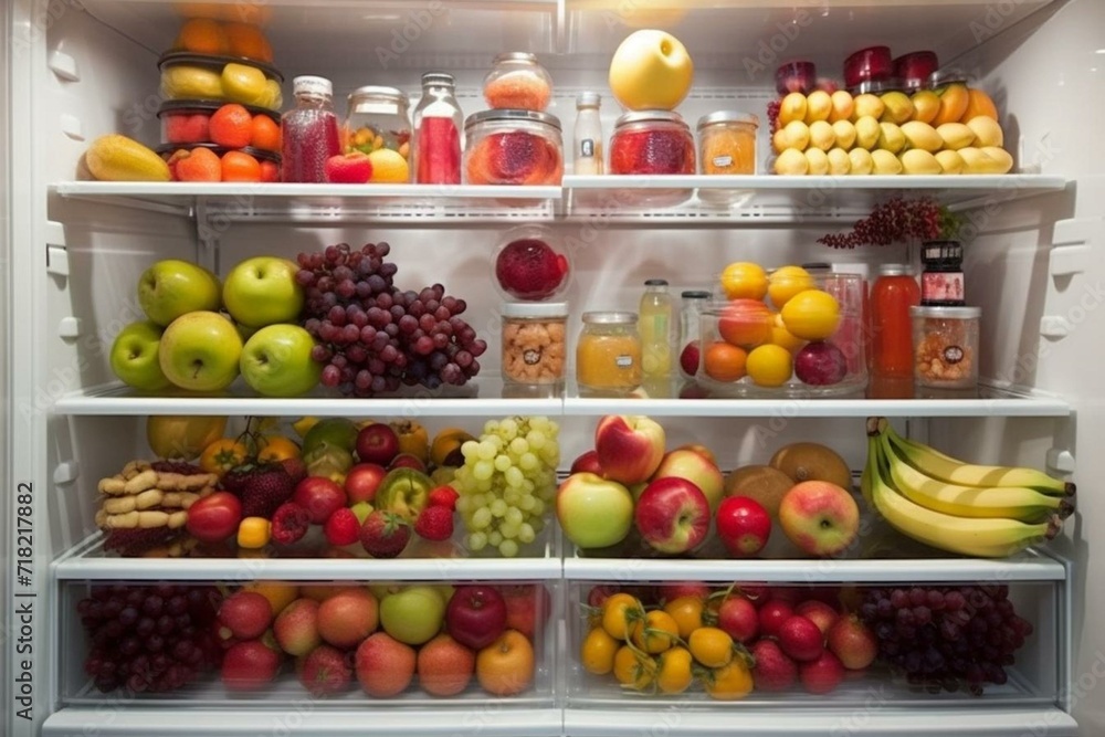 Fruitful fridge. Generative AI