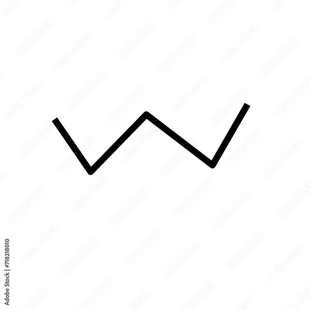 Zig zag line ornament Zig zag line ornament