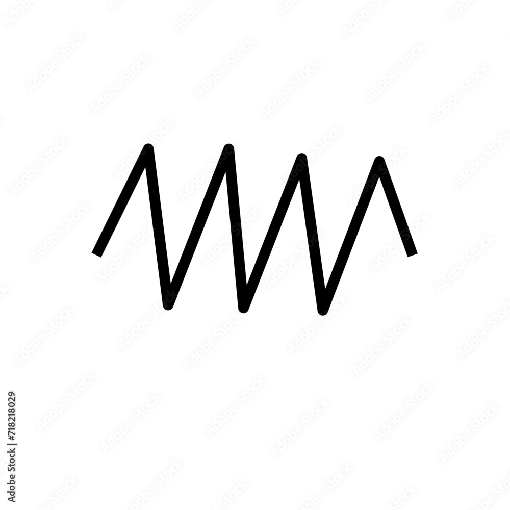 Zig zag line ornament Zig zag line ornament