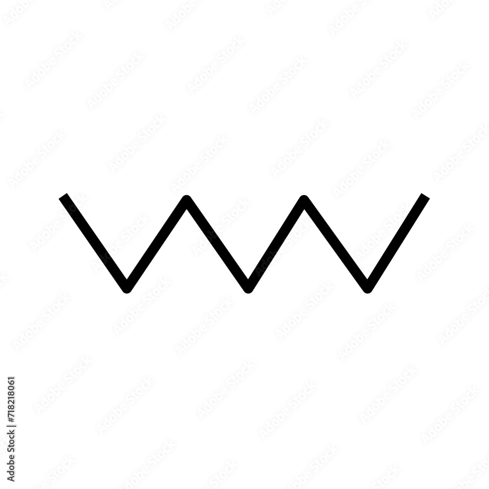 Zig zag line ornament Zig zag line ornament