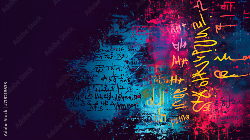 Obraz premium Textured Abstract Grunge Background, Artistic Wall Design, Colorful Urban Style, Creative Pattern