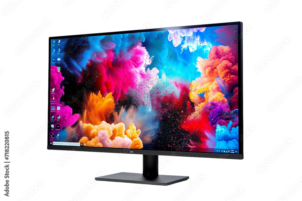 HighResolution Monitor with Crisp Visuals and Sleek Bezels on