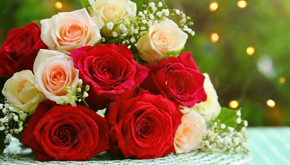 Romantic Surprise with Roses