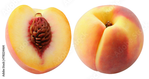  peach fruit - isolated