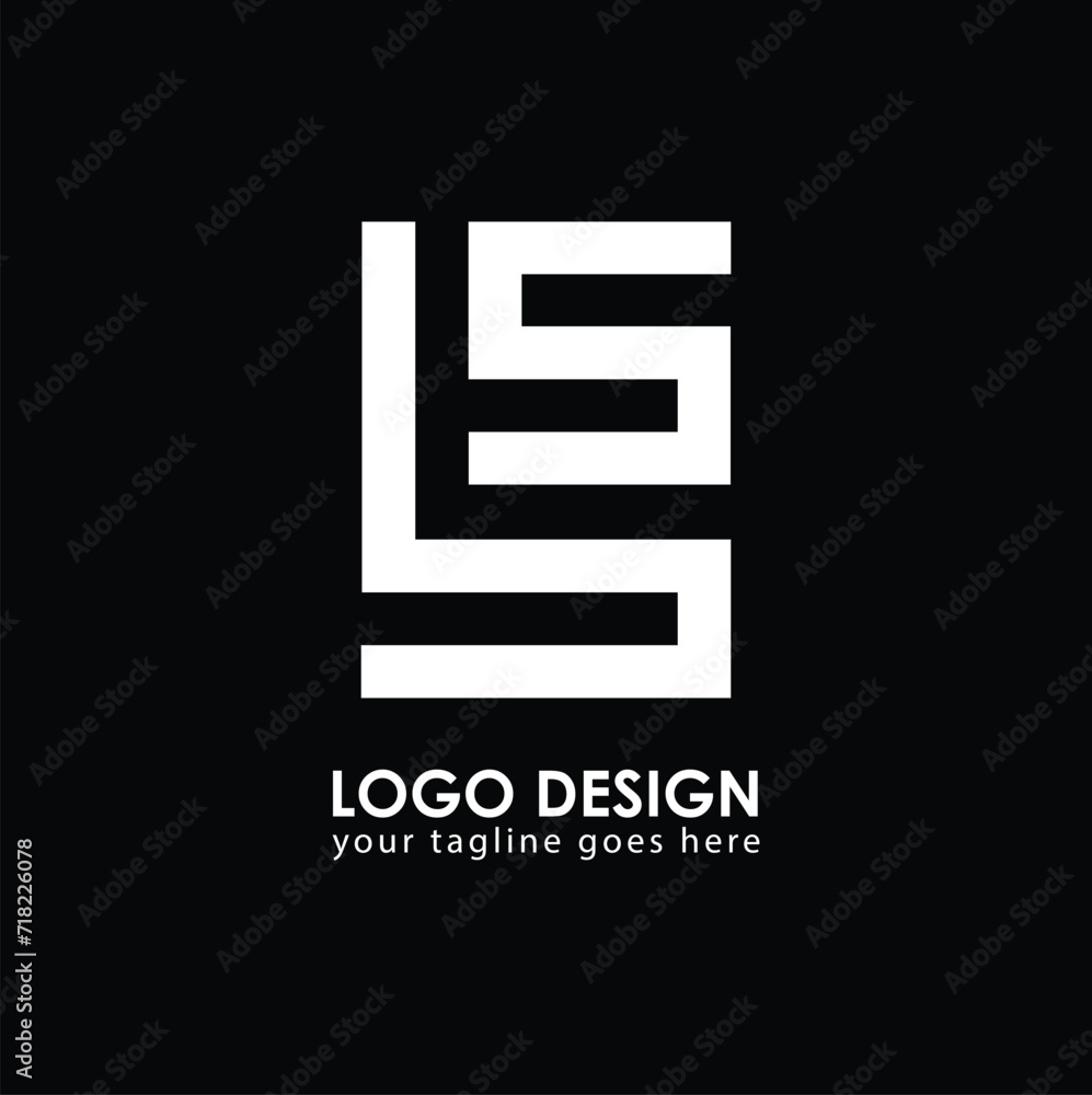 BS BS Logo Design, Creative Minimal Letter BS BS Monogram BS BS Logo Design, Creative Minimal Letter BS BS Monogram