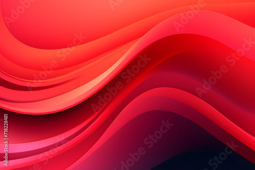Design an abstract background with a gradient and a liquid red drop color design stroke. Ideal for artistic projects. - Generative AI,