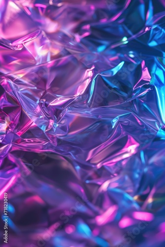A close-up view of a vibrant purple and blue background. Perfect for adding a pop of color to any design project