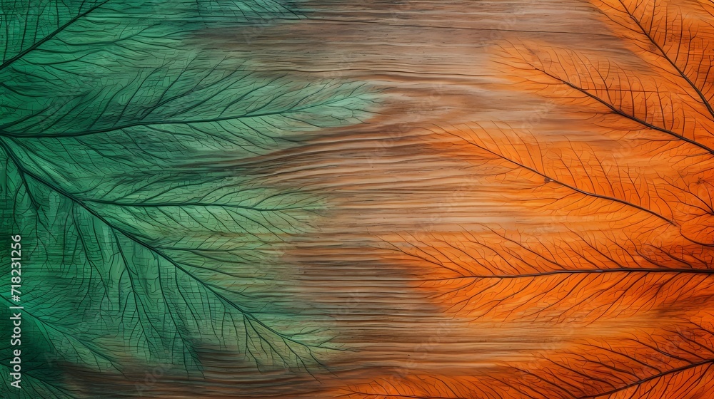 Obraz premium seamless background picture with leaf pattern, leaves, trees, tree branches