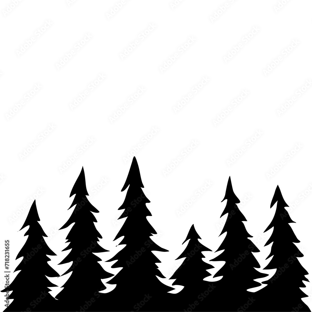 Fir Tree Silhouette Fir Tree Silhouette