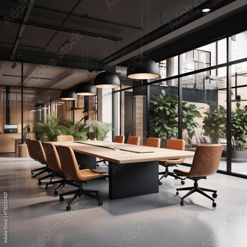 Cozy Office Meeting Space Interior © CREATIVE STOCK