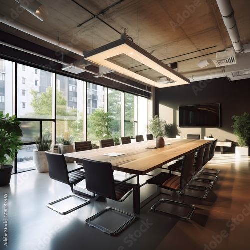 Cozy Office Meeting Space Interior © CREATIVE STOCK