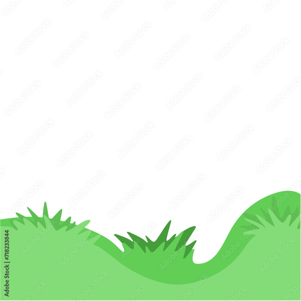 Green hills landscape Illustration Green hills landscape Illustration