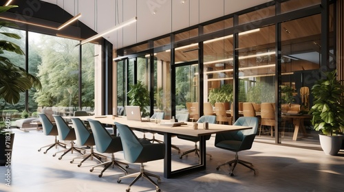 Cozy Office Meeting Space Interior © CREATIVE STOCK