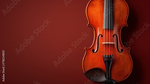 Violin as the main focal point in a music-themed backdrop, offering ample space for text