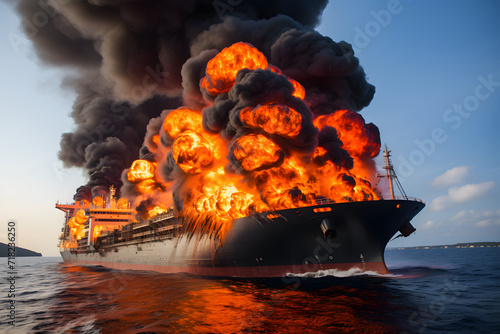 Large general cargo ship fo...
