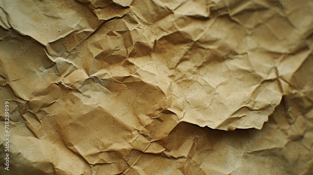 A detailed view of a piece of brown paper. This versatile image can be used for a variety of purposes A detailed view of a piece of brown paper. This versatile image can be used for a variety of purposes