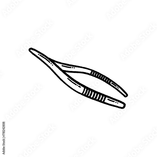 svg donate blood doodle element set