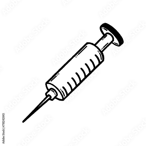 svg donate blood doodle element set