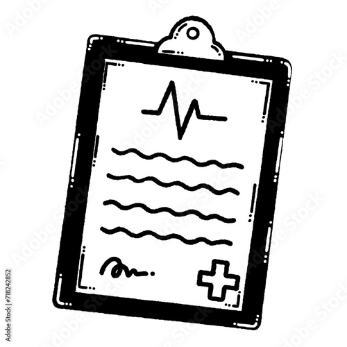 svg donate blood doodle element set