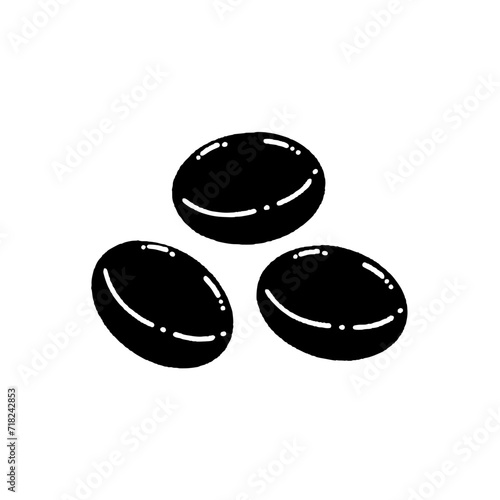 svg donate blood doodle element set