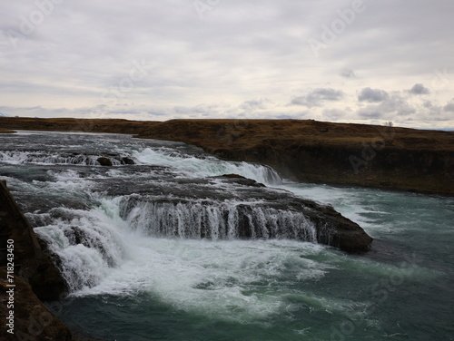 The Ægissíðufoss waterfall in Ytri-Rangá is a few kilometers further down the river from Hella