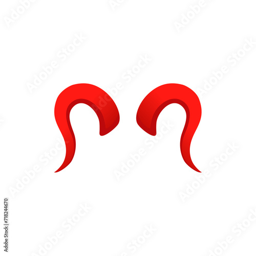 Devil horn vektor Illustration 